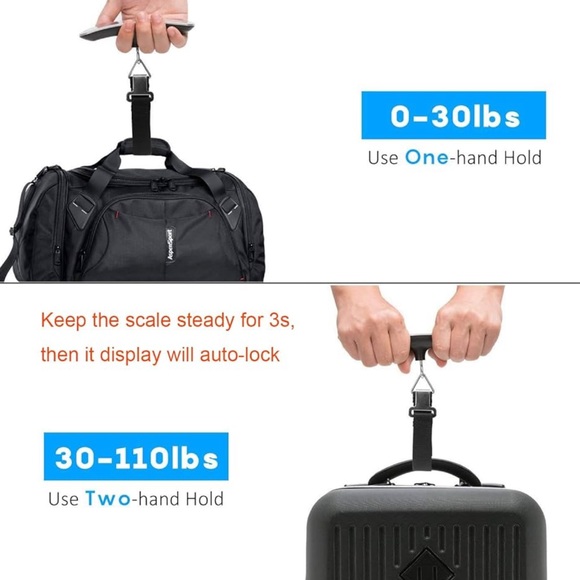 NWT Digital Luggage Scale Travel Suitcase Handheld Weight MULTI COLORS - Picture 5 of 11